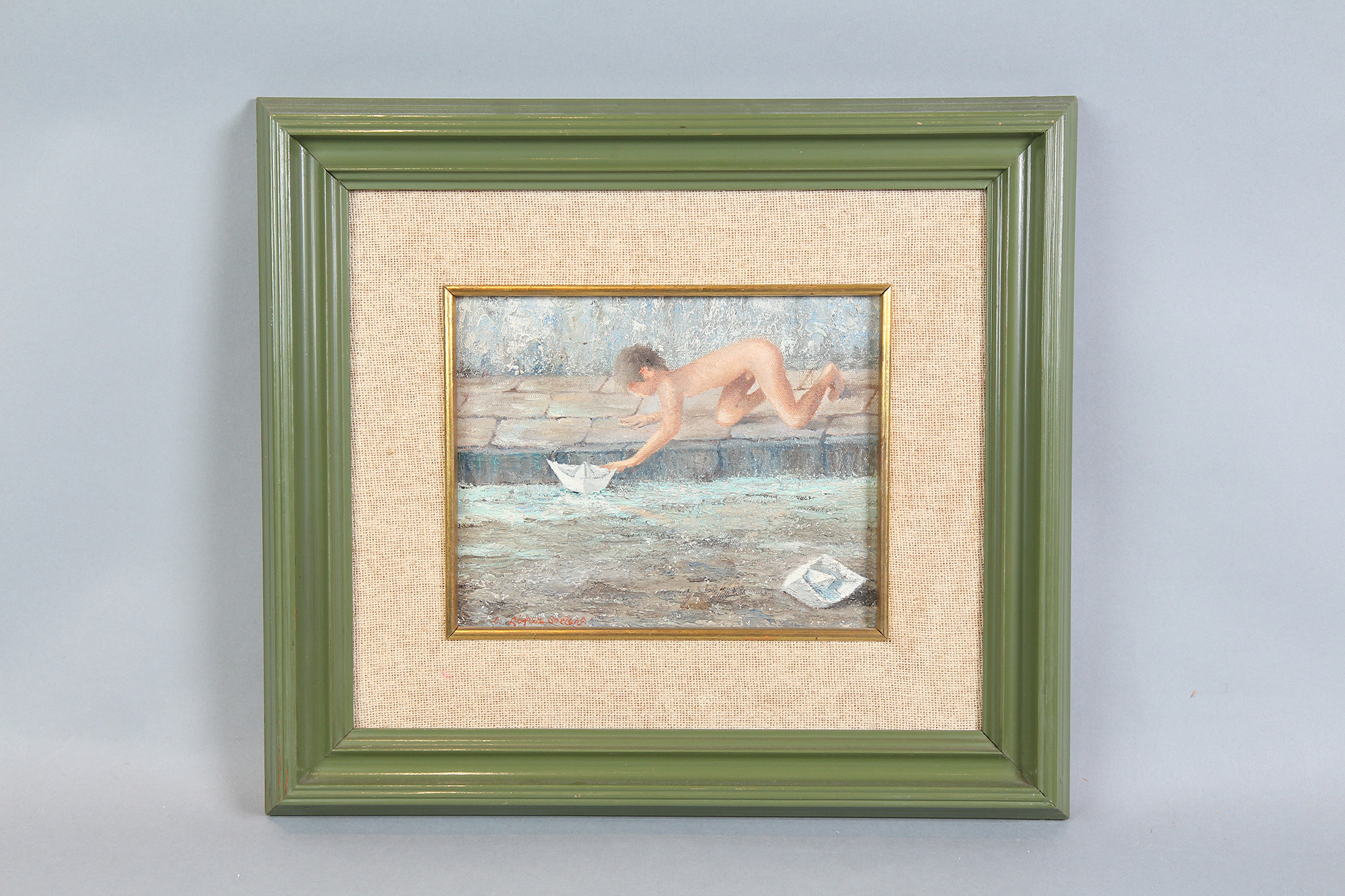 NIÑO BARCOS